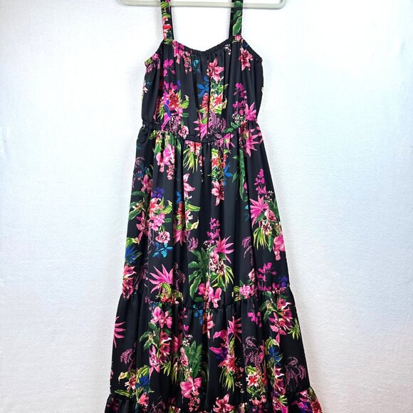 INC International Concepts Dresses & Skirts - INC International Concepts Floral Tiered Maxi Dress Womens Small Resort Beach